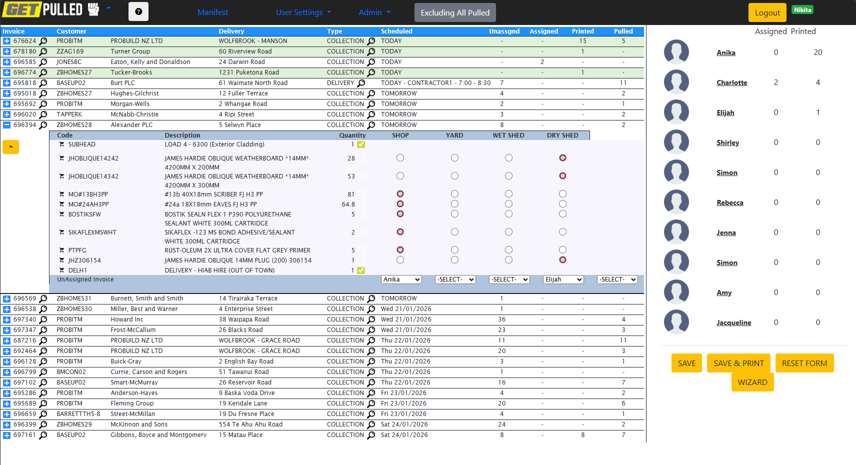 Pulling manifest workflow